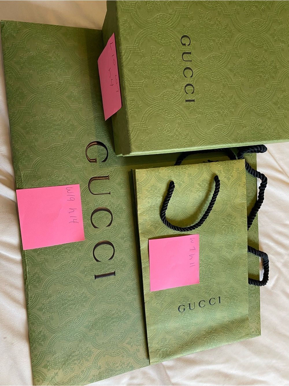 🛍️Gucci Authentic Green Gift Bag and Box Ensemble. May Sell Separate - Picture 9 of 10